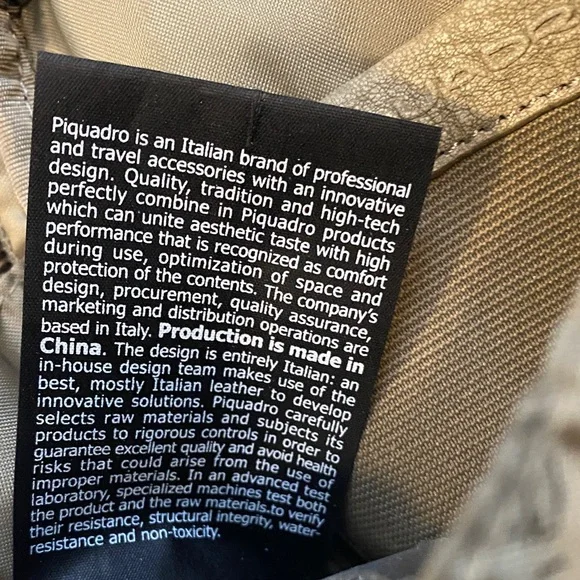 Piquadro Olive Green Crossbody Bag - Picture 9 of 13